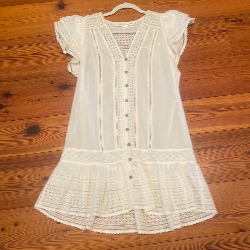 Veronica Beard Creme Dress/Cover Up